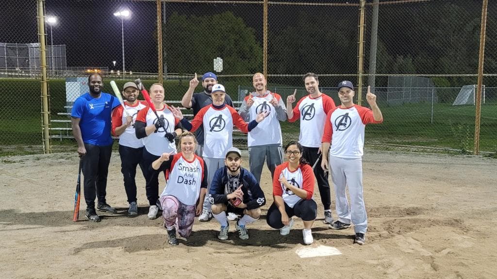 Avengers softball team