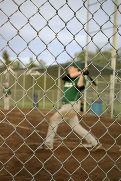 Softball player at bat in Mississauga